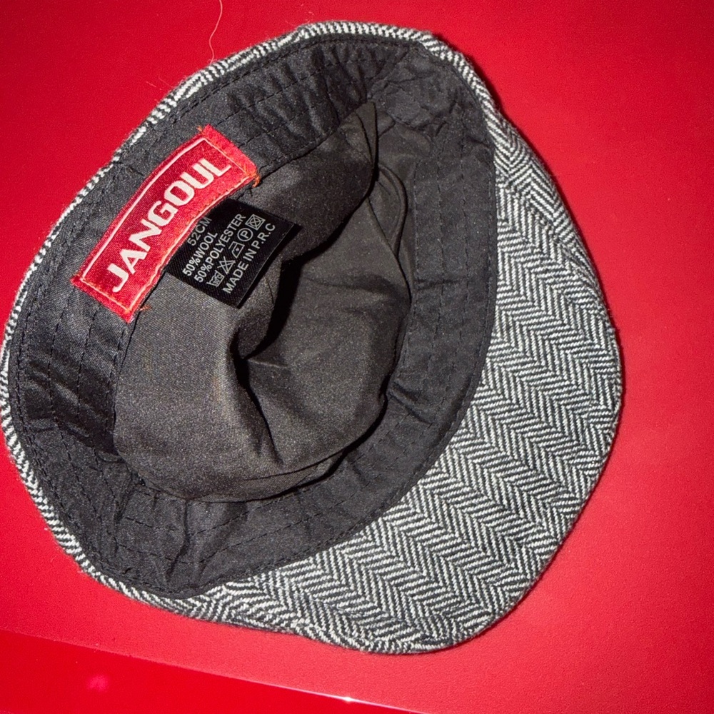 Jangooul Kids Herringbone Black and White Cap